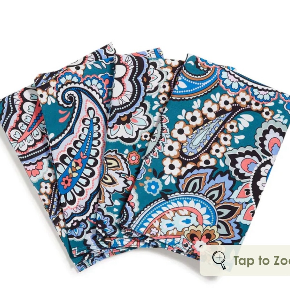 Vera Bradley Napkins in Haymarket PaisleyJewel | Set of 4